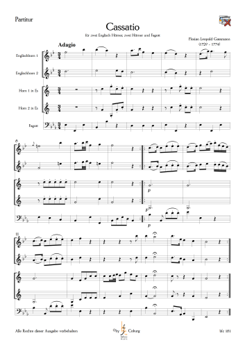 Gassmann, Florian Leopold - Cassation